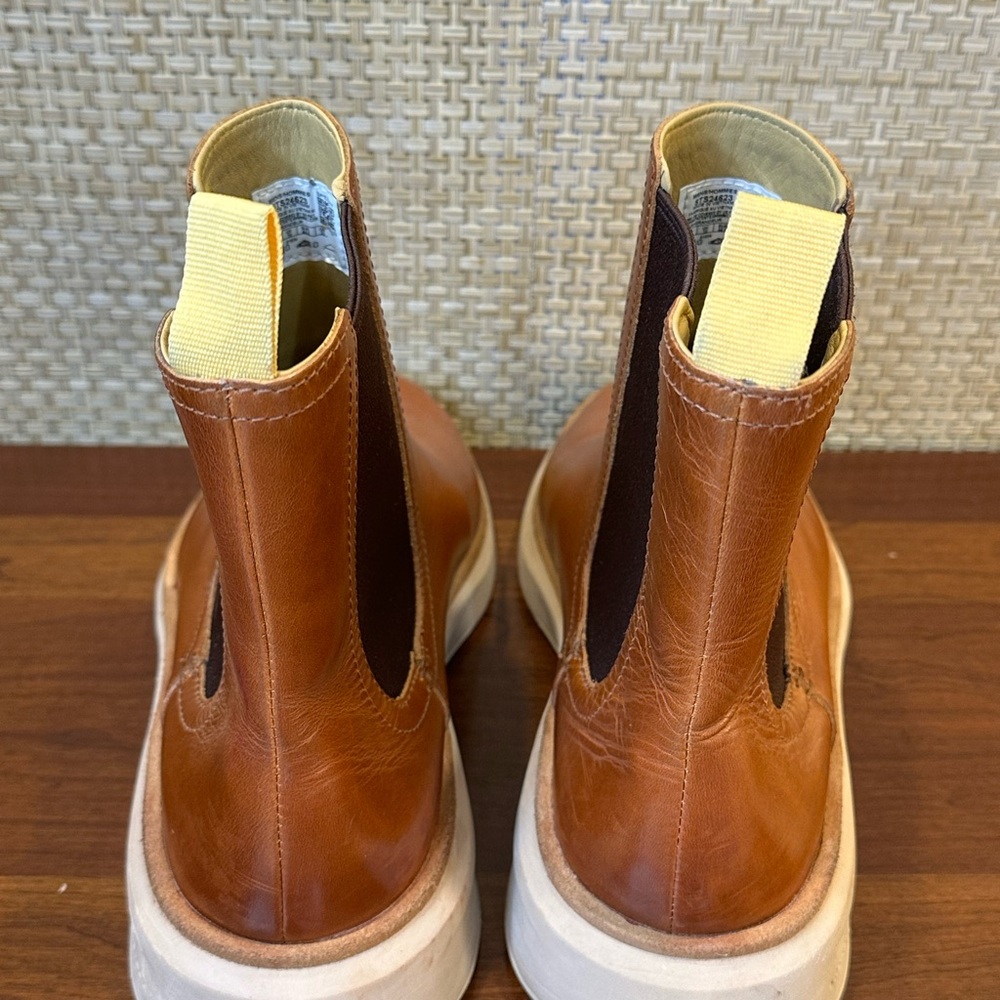 🌟3xHP🌟Sperry Gold Cup Commodore Plushwave  Cognac Tan Leather Chelsea Boot 11 - Picture 13 of 16